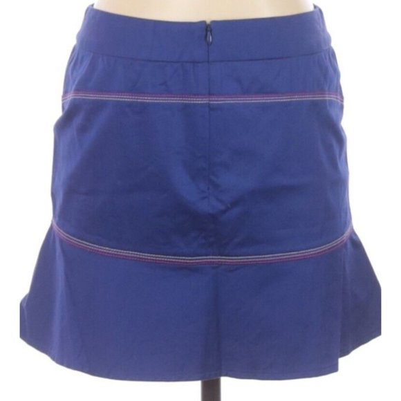 Tsesay Women's Constrast Stitch Mini Skirt Size 2 - Picture 2 of 3